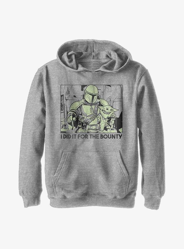 Star Wars The Mandalorian Logo Youth Hoodie