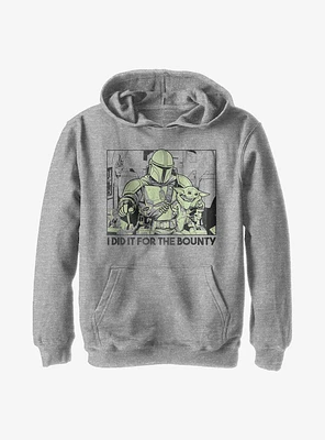 Star Wars The Mandalorian Logo Youth Hoodie
