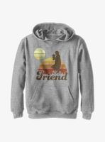 Star Wars The Mandalorian Retro Sunset Youth Hoodie