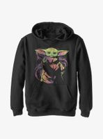 Star Wars The Mandalorian Neon Child Youth Hoodie