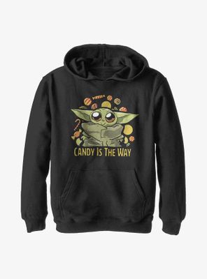 Star Wars The Mandalorian Candy Is Way Youth Hoodie