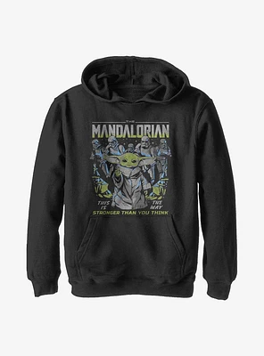 Star Wars The Mandalorian Storm Child Youth Hoodie