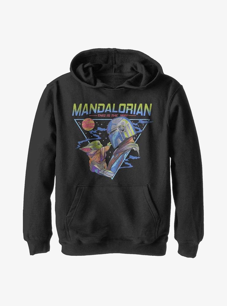 Star Wars The Mandalorian Triangle Youth Hoodie