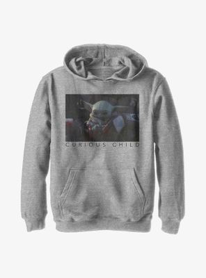 Star Wars The Mandalorian Curious Photo Youth Hoodie