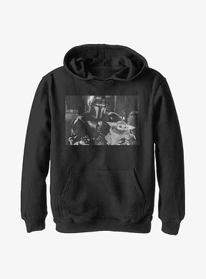 Star Wars The Mandalorian Fatherhood V2 Youth Hoodie