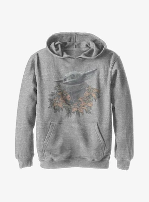 Star Wars The Mandalorian Flower Child Youth Hoodie