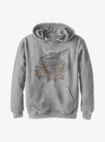 Star Wars The Mandalorian Flower Child Youth Hoodie