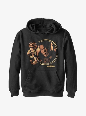 Star Wars The Mandalorian Greef Group Youth Hoodie