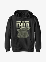 Star Wars The Mandalorian Green Child Youth Hoodie