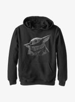 Star Wars The Mandalorian Green Grey Youth Hoodie