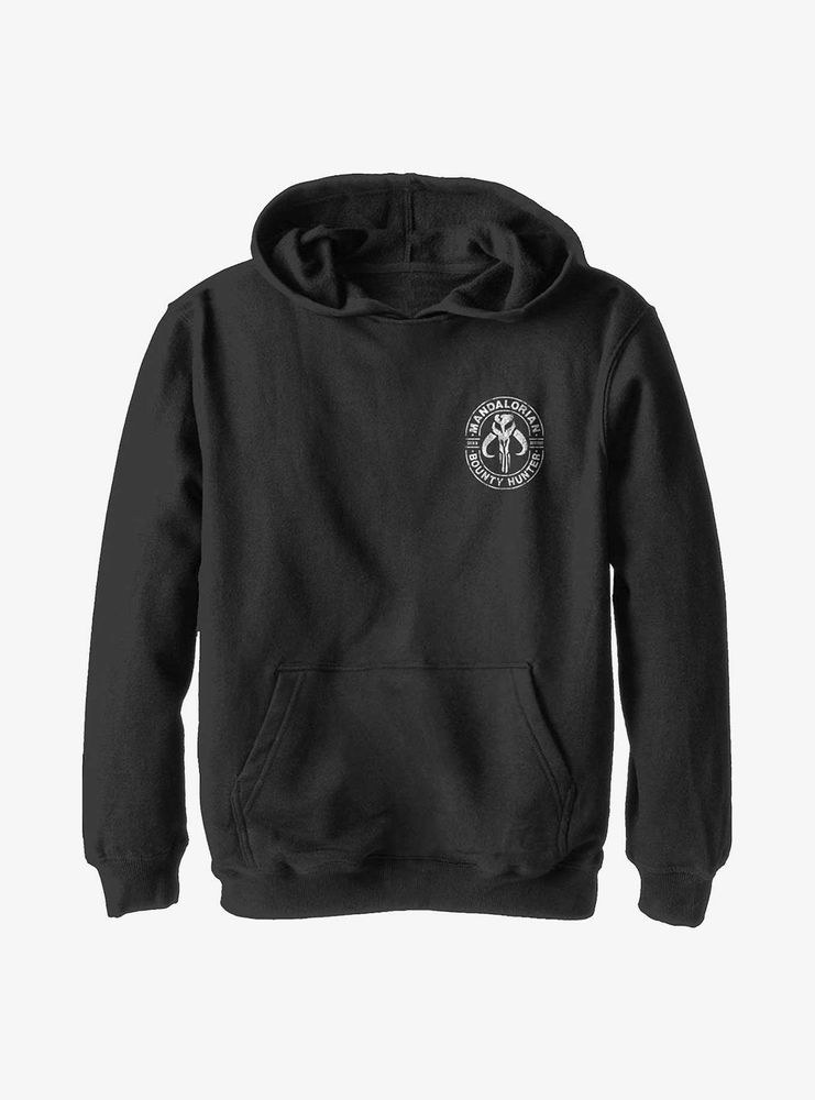 Star Wars The Mandalorian Gun For Hire Youth Hoodie