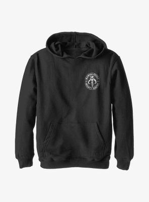 Star Wars The Mandalorian Gun For Hire Youth Hoodie