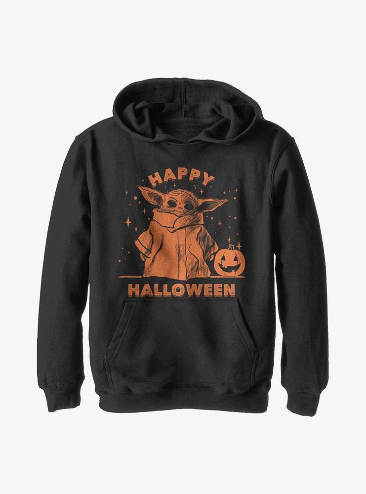 Star Wars The Mandalorian Happy Halloween Youth Hoodie