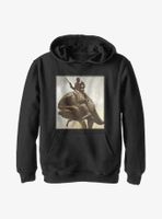 Star Wars The Mandalorian Hero Shot Youth Hoodie