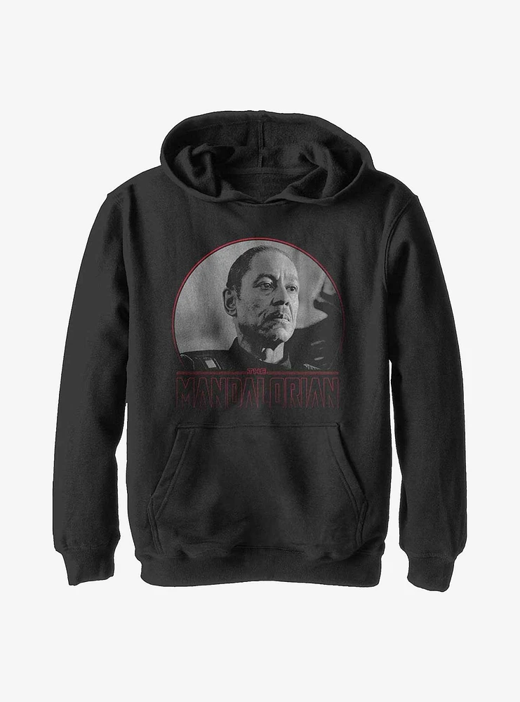 Star Wars The Mandalorian Moff Gideon Circle Youth Hoodie