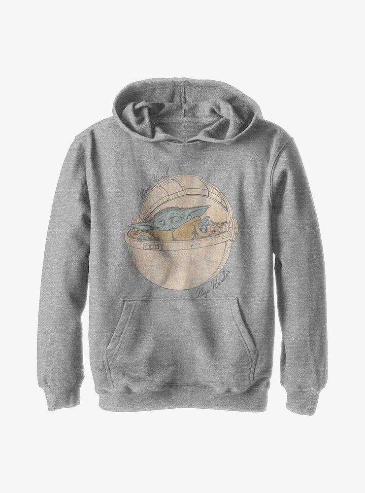 Boxlunch Star Wars The Mandalorian Nap Harder Youth Hoodie