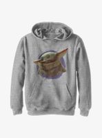 Star Wars The Mandalorian Orange Ball Youth Hoodie