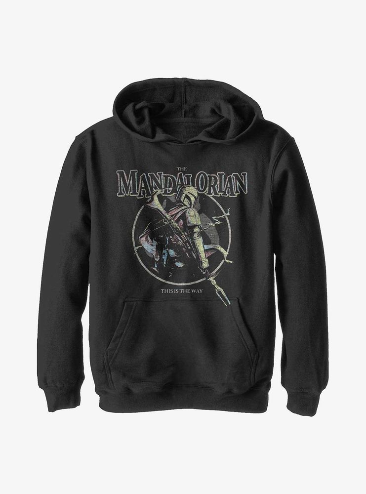 Star Wars The Mandalorian Pastel Pop Youth Hoodie