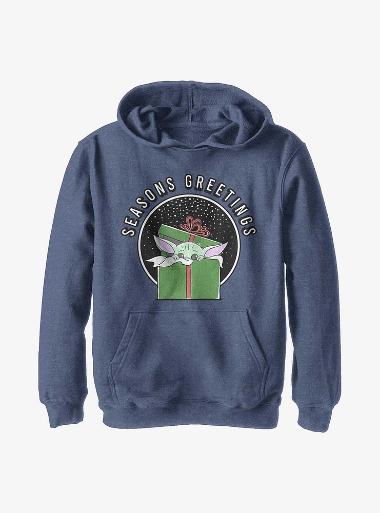 Star Wars The Mandalorian Seasons Greetings Child Youth Hoodie