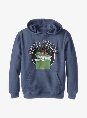 Star Wars The Mandalorian Seasons Greetings Child Youth Hoodie