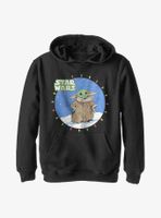 Star Wars The Mandalorian Snow Baby Lights Youth Hoodie