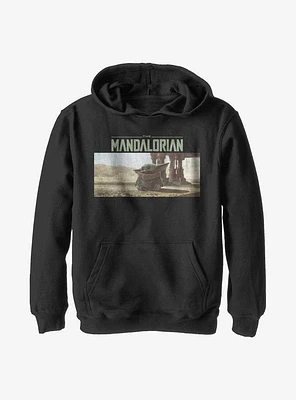 Star Wars The Mandalorian Still Looking Youth Hoodie