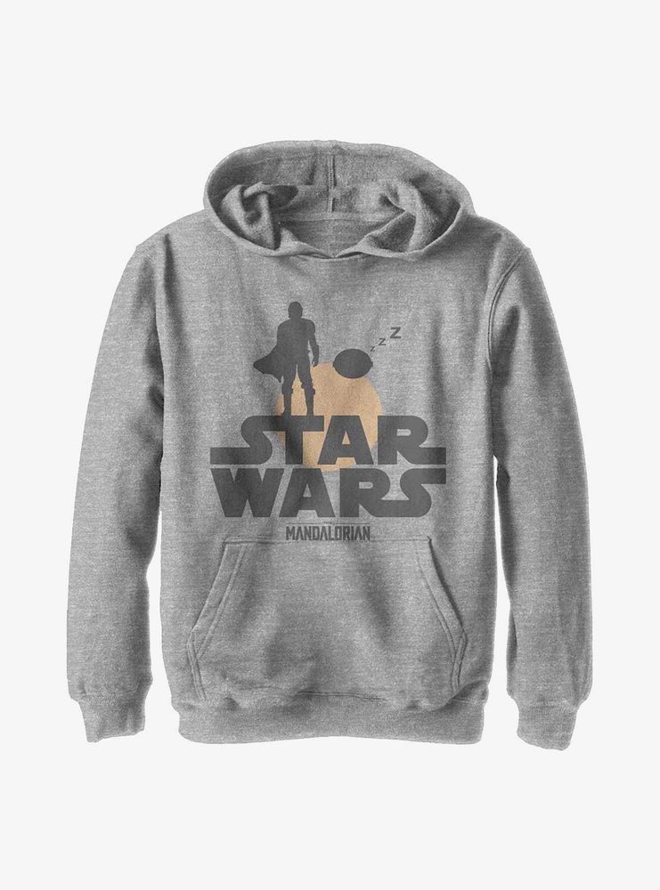 Star Wars The Mandalorian Sunset Duo Youth Hoodie