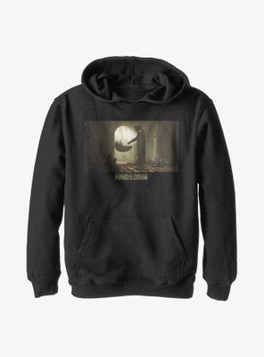 Star Wars The Mandalorian Tinted Scene Youth Hoodie