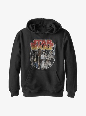 Star Wars Rebel Group Youth Hoodie