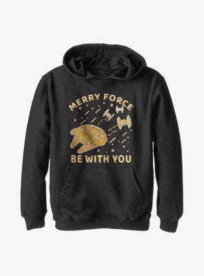 Star Wars Gingerbread Falcon Youth Hoodie