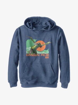 Star Wars Green Ace Youth Hoodie