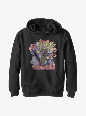 Star Wars Psychedelic Boba Youth Hoodie