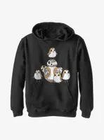 Star Wars Episode VIII: The Last Jedi BB-8 And Porgs Youth Hoodie