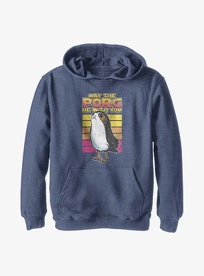 Star Wars Episode VIII: The Last Jedi Retro Porg Big Halftones Youth Hoodie