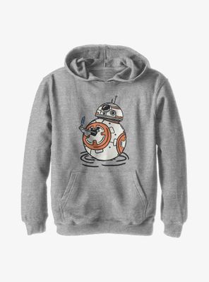 Star Wars Episode IX: The Rise Of Skywalker BB-8 Doodles Youth Hoodie