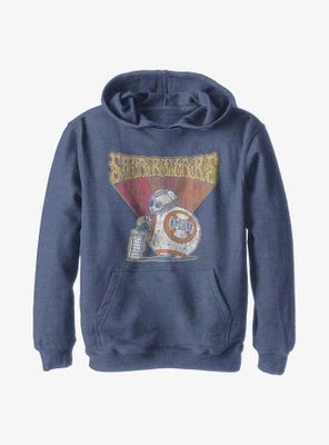 Star Wars Episode IX: The Rise Of Skywalker BB-8 Retro Youth Hoodie