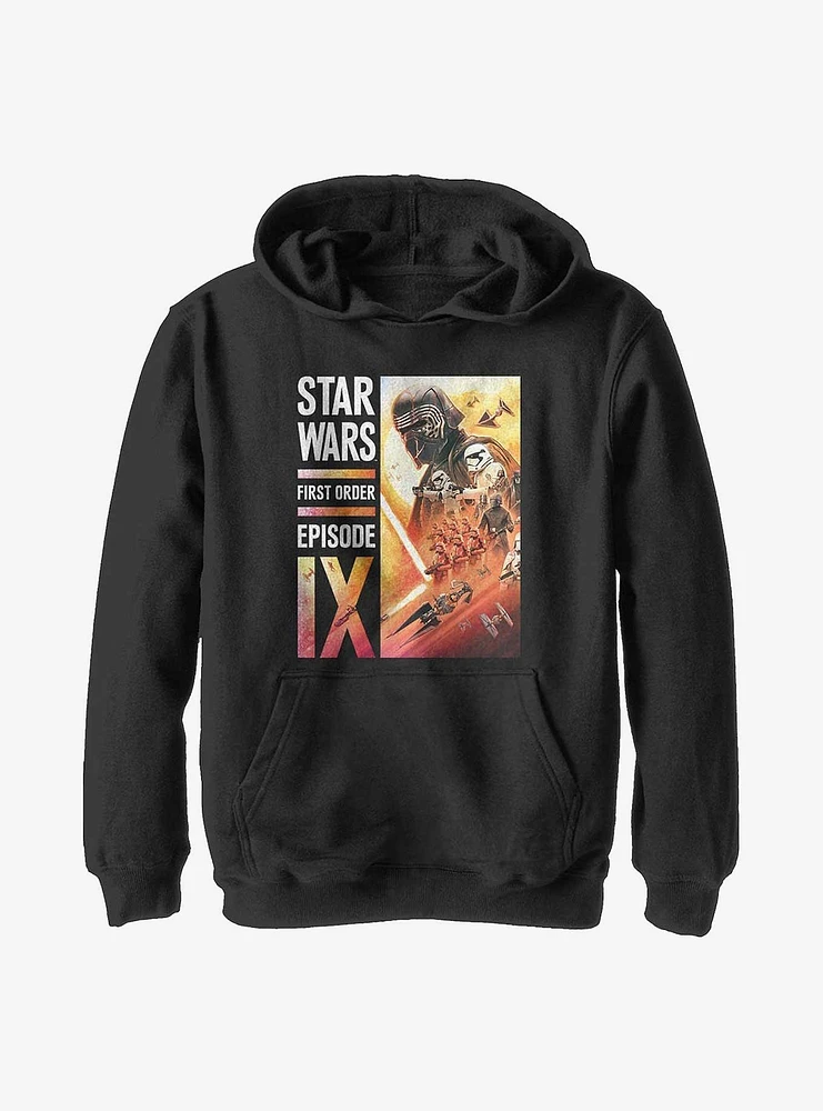 Star Wars Episode IX: The Rise Of Skywalker First Order Collage Youth Hoodie
