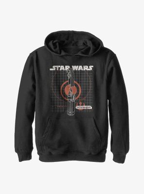 Star Wars Episode IX: The Rise Of Skywalker Kyber Youth Hoodie