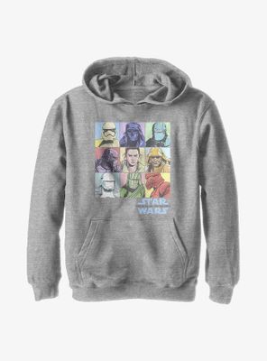 Star Wars Episode IX: The Rise Of Skywalker Pastel Rey Boxes Youth Hoodie