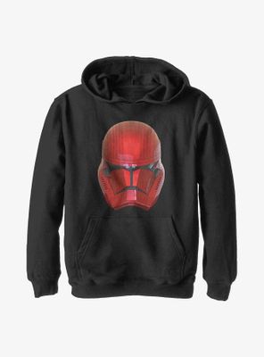Star Wars Episode IX: The Rise Of Skywalker Red Helm Youth Hoodie