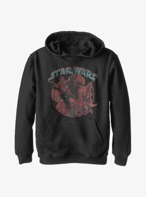 Star Wars Episode IX: The Rise Of Skywalker Retro Villains Youth Hoodie