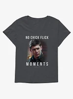 Supernatural No Chick Flick Moments Girls Plus T-Shirt