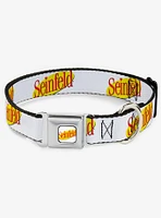 Seinfeld Logo Seatbelt Dog Collar