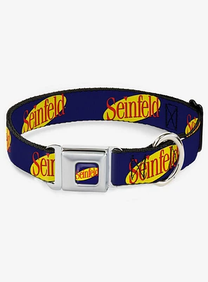 Seinfeld Spotlight Logo Seatbelt Dog Collar