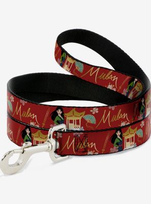 Disney Mulan Gazebo Flowers Dog Leash