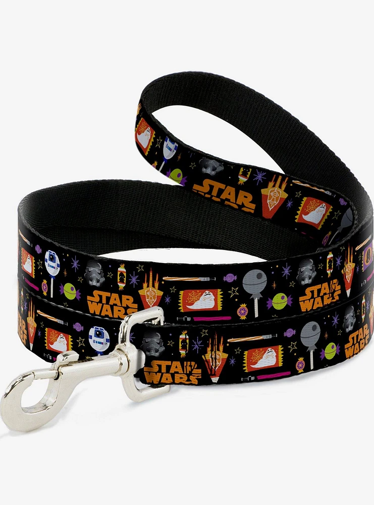 Star Wars Festive Candy Icons Dog Leash