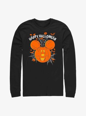 Disney Mickey Mouse Jack O' Lantern Long-Sleeve T-Shirt