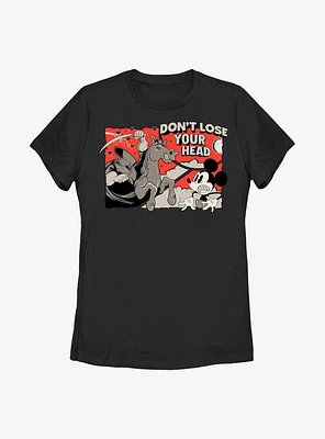 Disney Mickey Mouse And Headless Horseman Womens T-Shirt