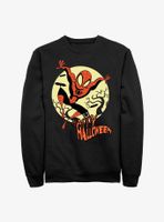 Marvel Spider-Man Halloween Moon Sweatshirt