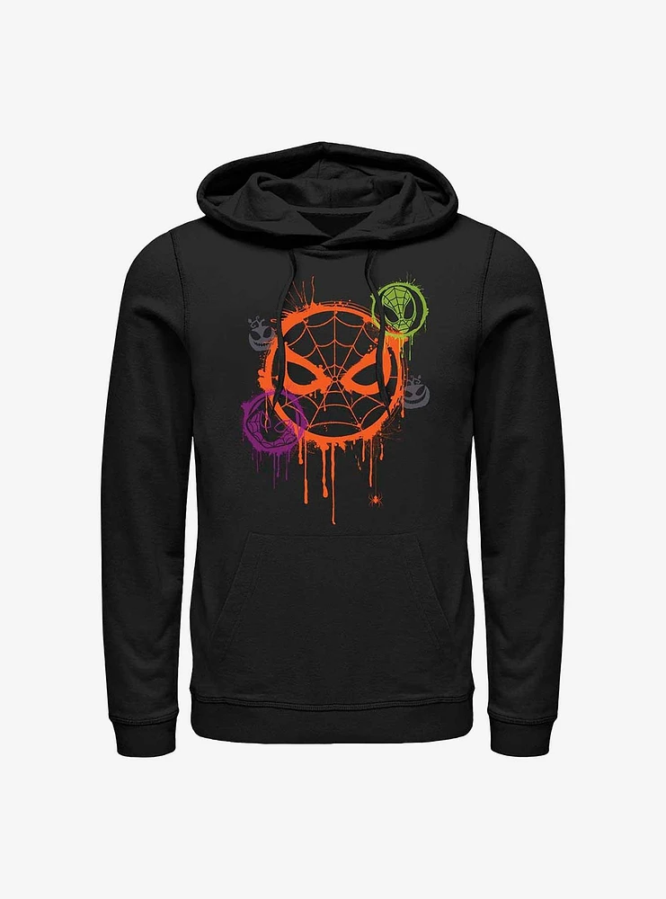 Marvel Spider-Man Spooky Spider Stencil Hoodie